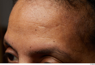 HD Face Skin Rosa Romero eyebrow face forehead skin pores…